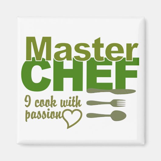 Master Chef magnet (Voorkant)