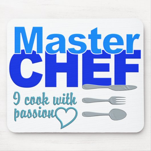 Master Chef mousepad Muismat (Voorkant)