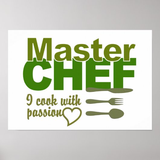 Master Chef-poster Poster (Voorkant)