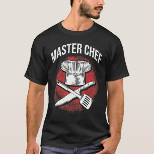 Master Chef Restaurant Keuken Chef Kookliefhebbers T-shirt