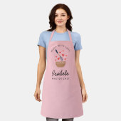 Master Chef Roze Familie Matching Schort (Gedragen)
