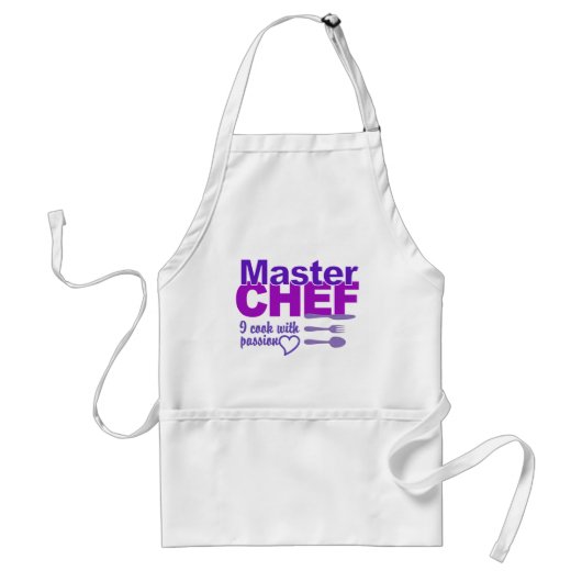 Master Chef-schort Standaard Schort (Voorkant)