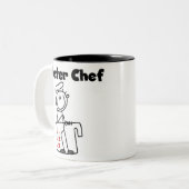 Master Chef Tweekleurige Koffiemok (Voorkant links)
