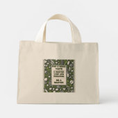  Master Chef Typografie Design Mini Tote Bag (Achterkant)