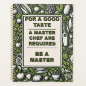  Master Chef Typografie Design Planner (Voorkant)