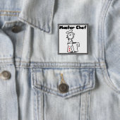 Master Chef Vierkante Button 5,1 Cm (In situ)