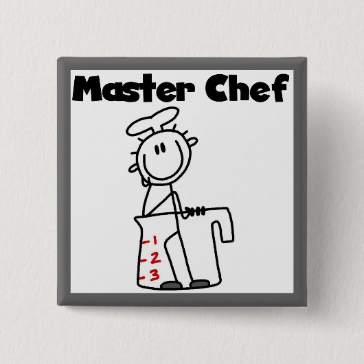 Master Chef Vierkante Button 5,1 Cm (Voorkant)