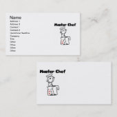 Master Chef Visitekaartje (Voorkant / Achterkant)