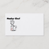 Master Chef Visitekaartje (Achterkant)