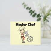 Master Chef - Vrouw Briefkaart (Staand voorkant)