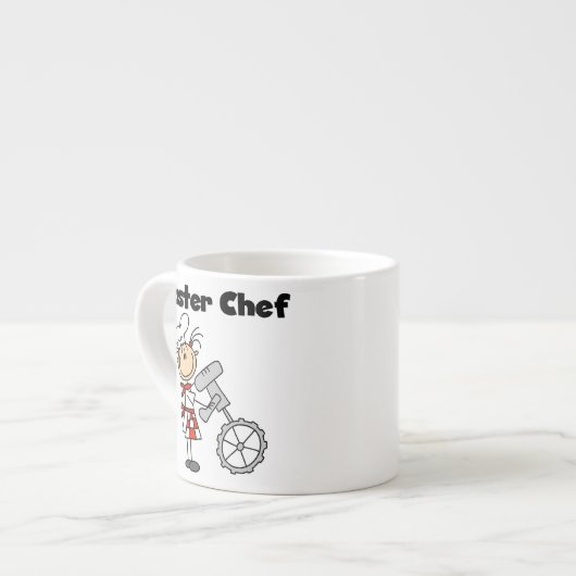 Master Chef - Vrouw Espresso Kop (Links)