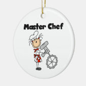 Master Chef - Vrouw Keramisch Ornament (Links)