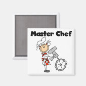 Master Chef - Vrouw Magneet (Voorkant / Achterkant)