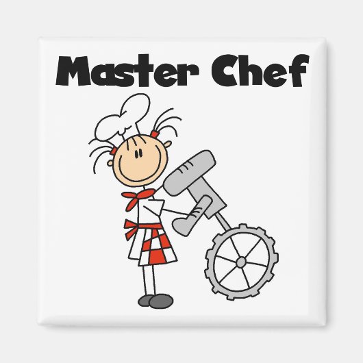 Master Chef - Vrouw Magneet (Voorkant)