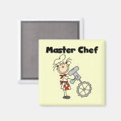 Master Chef - Vrouw Magneet (Voorkant / Achterkant)