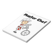 Master Chef - Vrouw Notitieblok (Linkerzijde)