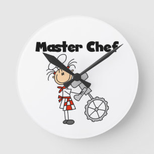 Master Chef - Vrouw Ronde Klok