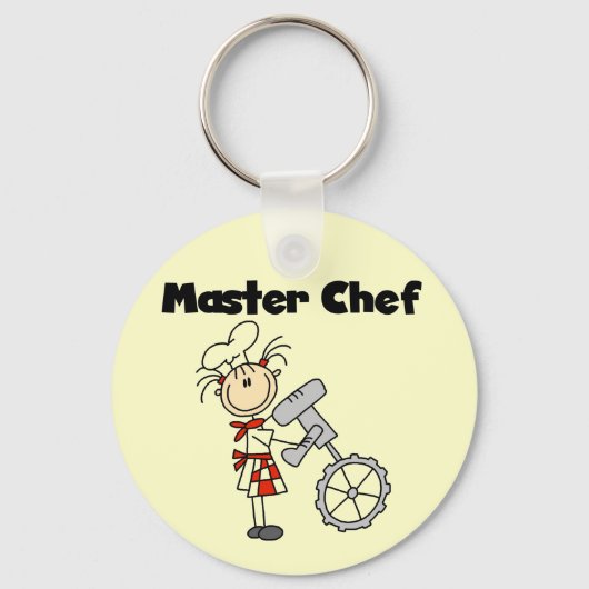 Master Chef - Vrouw Sleutelhanger (Voorkant)