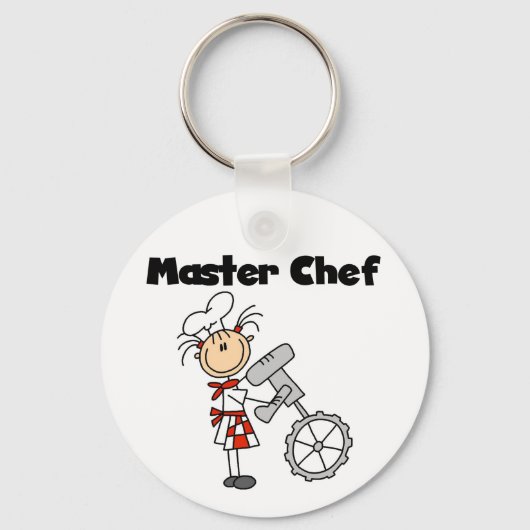 Master Chef - Vrouw Sleutelhanger (Voorkant)