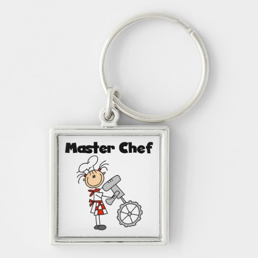 Master Chef - Vrouw Sleutelhanger (Voorkant)