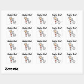 Master Chef - Vrouw Vierkante Sticker (Vel)