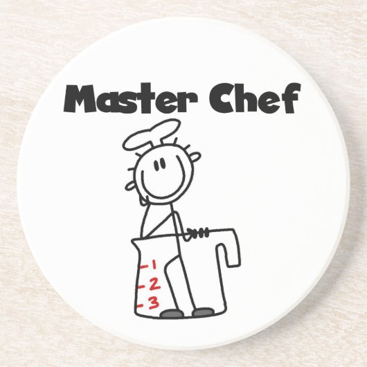 Master Chef Zandsteen Onderzetter (Voorkant)