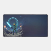 Master Chief Halo Adventure - Pixel Art Desk Mat (Voorkant)