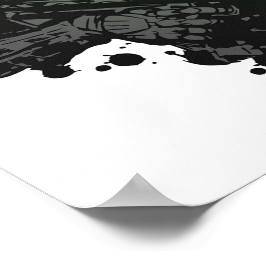 Master Chief Splash Fan Art Poster (Hoek)