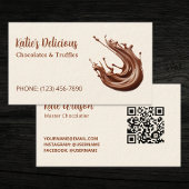 Master Chocolatier Custom QR Visitekaartje