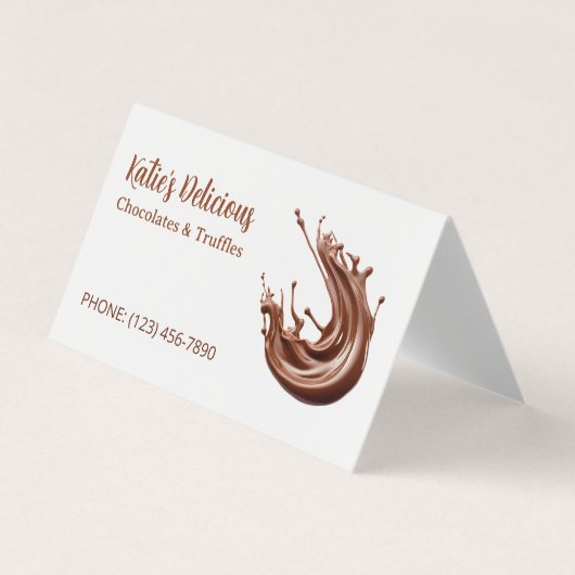 Master Chocolatier QR Visitekaartje (Voorkant)