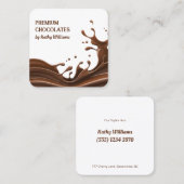 Master Chocolatier Vierkante Visitekaartje (Voorkant / Achterkant)