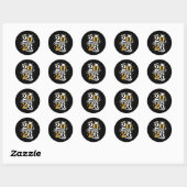 Master Cl van 2026 Afstudeercadeaus Masterdiploma Ronde Sticker (Vel)