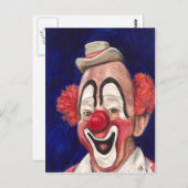 Master Clown Lou Jacobs Briefkaart (Voorkant / Achterkant)