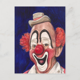 Master Clown Lou Jacobs Briefkaart