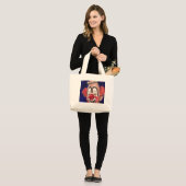 Master Clown Lou Jacobs Grote Tote Bag (Voorkant (model))