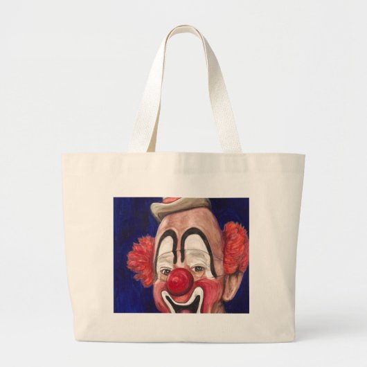 Master Clown Lou Jacobs Grote Tote Bag (Voorkant)