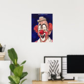 Master Clown Lou Jacobs Poster (Thuiskantoor)