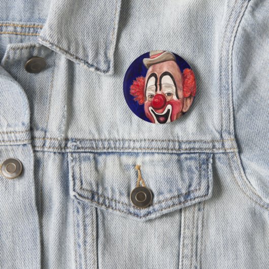 Master Clown Lou Jacobs Ronde Button 5,7 Cm (In situ)