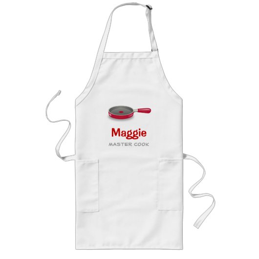 Master Cook - Apron Lang Schort (Voorkant)