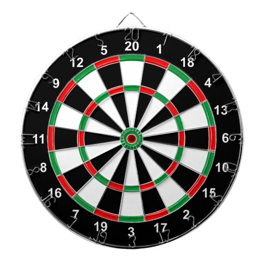 Master Darts Board Basic Round Target Classic game Dartbord (Voorkant)