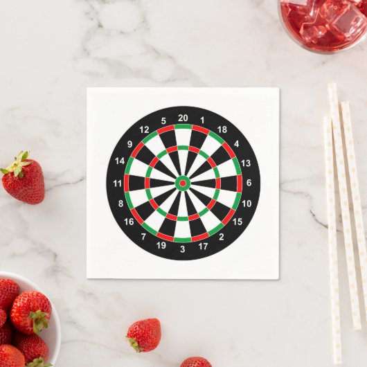 Master Darts Board Basic Round Target Classic game Servet (Insitu)