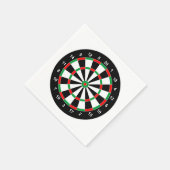 Master Darts Board Basic Round Target Classic game Servet (Hoek)