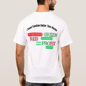 Master De Markt: Kandelaargrafiekhandel T-shirt (Achterkant)