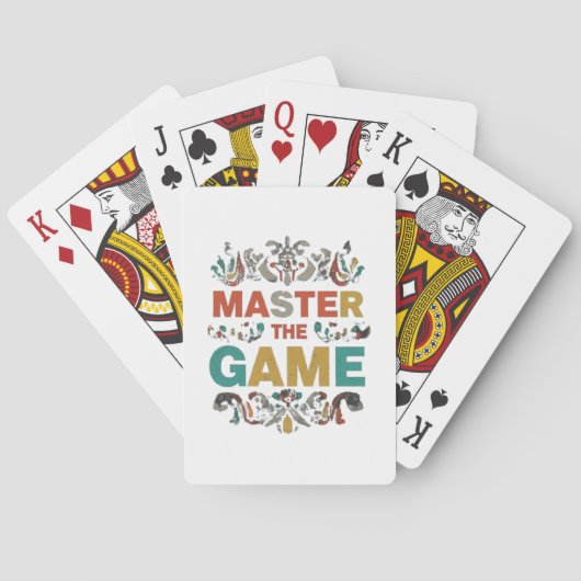 Master de Spel Pokerkaarten (Achterkant)