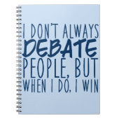 Master Debater Funny Speech and Debate Team Notitieboek (Voorkant)