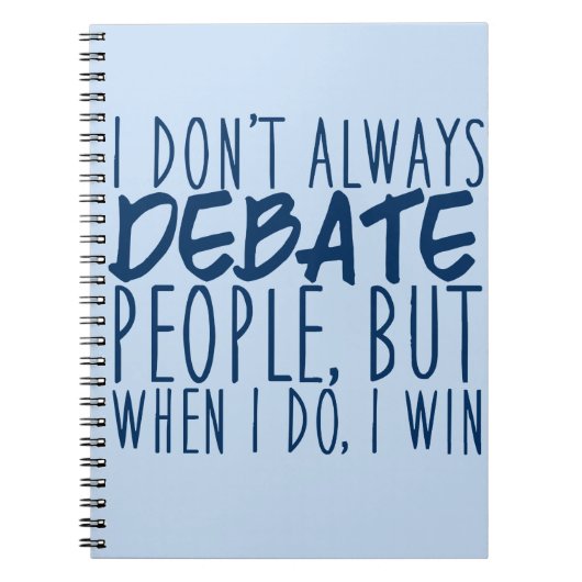 Master Debater Funny Speech and Debate Team Notitieboek (Voorkant)