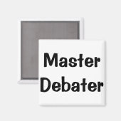 Master Debater Magneet (Voorkant / Achterkant)