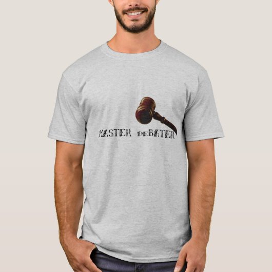 Master Debater T-shirt (Voorkant)