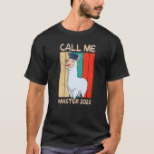 Master degree 2023 t-shirt (Voorkant)