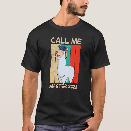 Master degree 2023 t-shirt (Voorkant)